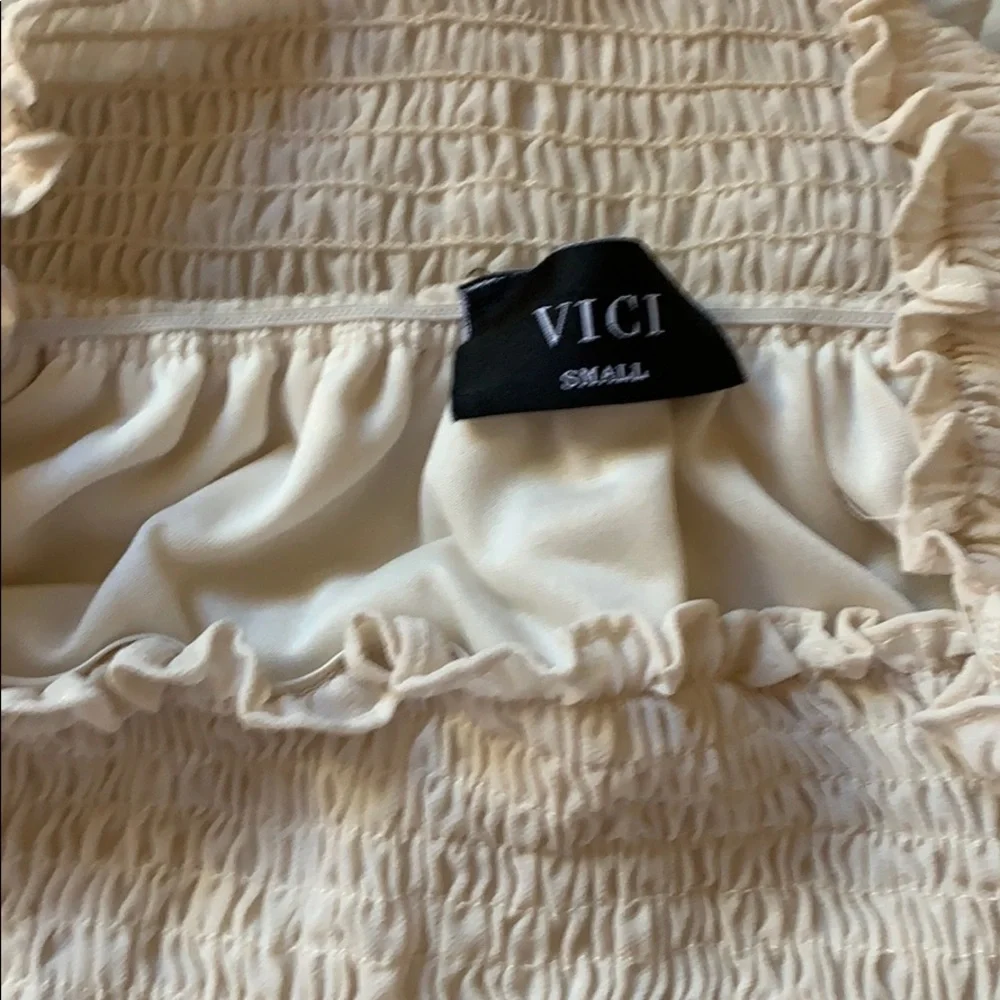Longing for you Off the shoulder cream top - Picture 3 of 3